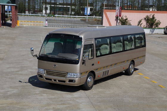 Çin 70L Yakıt Tankı ile 7.7M Boy Toyota Coaster Van Yolcu Mini Otobüs Tedarikçi