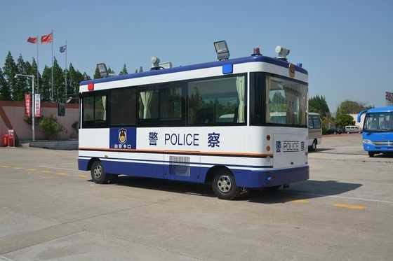 Çin Public Police Office Special Purpose Vehicles , Mobile Patrolling Police Command Vehicles Tedarikçi