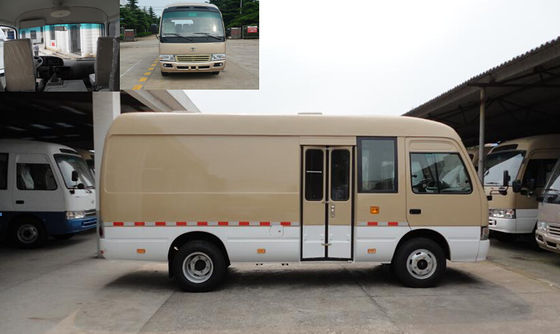 Çin 5 Gears Coaster Mini Bus Van , Aluminum Transport 15 Passenger Mini Bus Tedarikçi