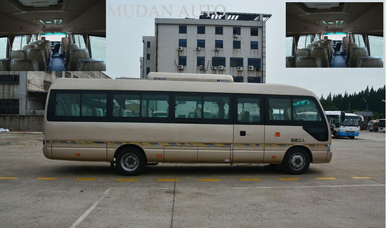 Çin Sunroof Md6758 Star Minibüs, 25 Yolcu Mini Otobüs Sürme Yan Pencere Tedarikçi