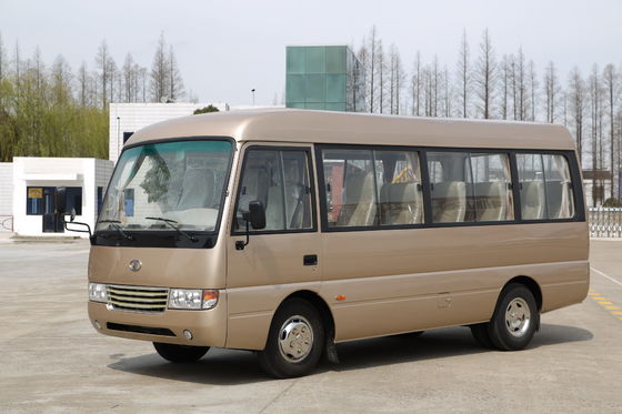 Çin 19 Koltuklu Hafif Ticari Araçlar, Yüksek Tavan Dizel Toyota Nakliye Otobüsü Tedarikçi