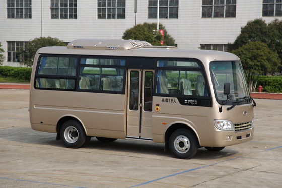 Çin Mudan Yıldız Tipi 19 Koltuk Dizel Mini Otobüs Cummins Motor El Kitabı Şanzıman Tedarikçi