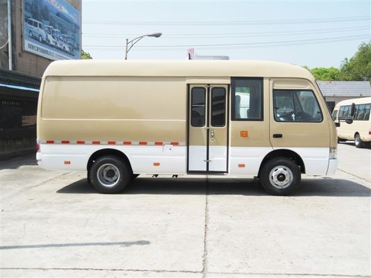 Çin 2+1 Layout Coaster Transport Minivan Diesel Mini Passenger Van 6 Meter Tedarikçi