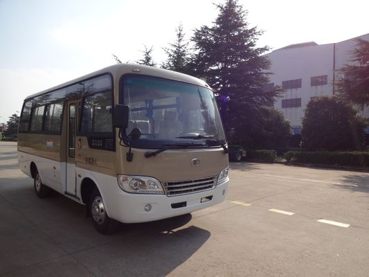 Çin 6.6M Lüks Dizel Coaster 23 Seater Minibüs Yaprak Yorus YC4FA130-30engine ile Arka Tedarikçi
