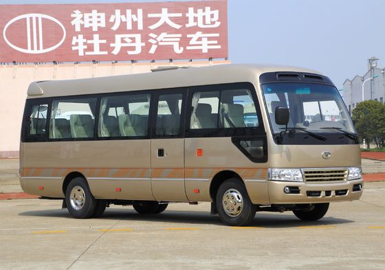 Çin 100km / s Stoklanmış Şehir Koster Mini Otobüs Soldan Direksiyon El, Kırsal Coaster Tip Dizel Mini Otobüs Tedarikçi