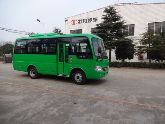 Çin Luxury Star Tourist Mini Bus 15 Passenger Coach Vehicle With 85L Fuel Tank Tedarikçi