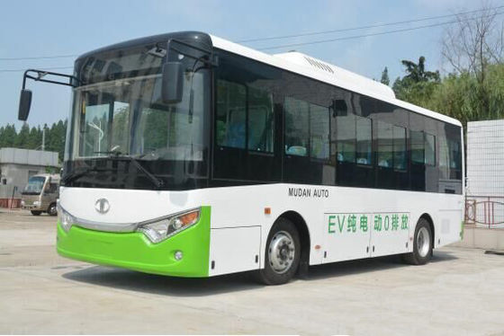 Çin Hybrid Urban Intra City Bus 70L Fuel , Mudan Inner City Bus LHD Steering Tedarikçi