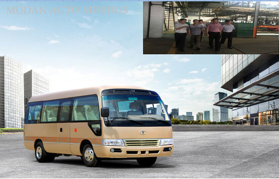 Çin Cummins Motor 30 Koltuklu Minibüs Ashok Leyland Falcon Otobüs Otobüs 90 Km / H Tedarikçi