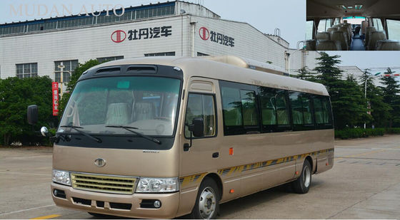Çin Air Brake RHD Tourism Star Minibus Model Coach Bus With Euro III Standard Tedarikçi