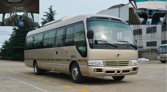 Çin 143HP / 2600RPM Star Travel Buses , 7.3M Length Sightseeing Tour Bus Tedarikçi