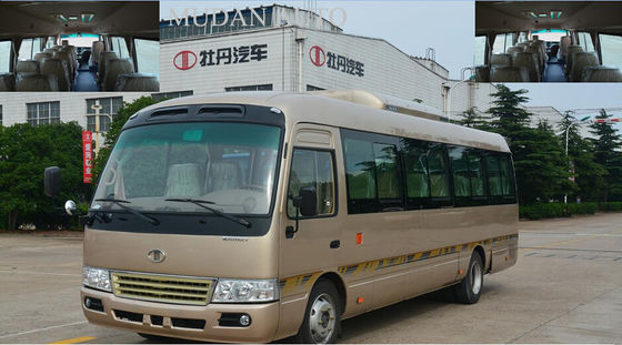 Çin Mudan Golden Star Minibus 30 Seater Sightseeing Tour Bus 2982cc Displacement Tedarikçi