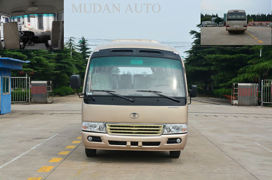 Çin Mudan Coaster Dizel / Benzinli / Elektrikli Okul Şehir Otobüs 31 Koltuk Sayısı Kapasite 2160 mm Genişlik Tedarikçi