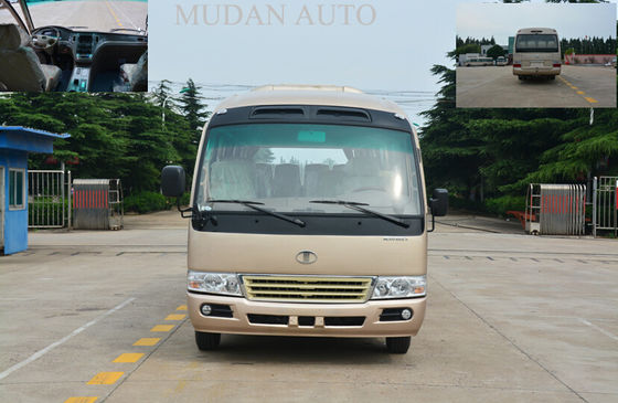 Çin Durable Toyota Coaster Minibus 24 Passenger Van Left Power Steering Tedarikçi