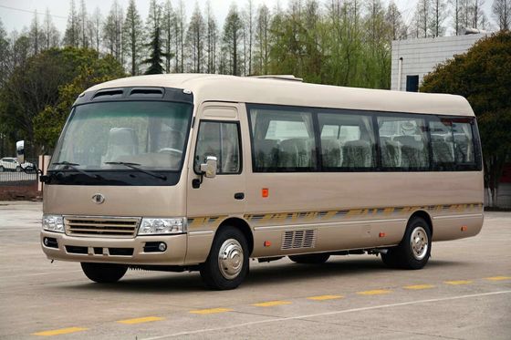 Çin Environmental Coaster Minibus / Passenger Mini Bus Low Fuel Consumption Tedarikçi