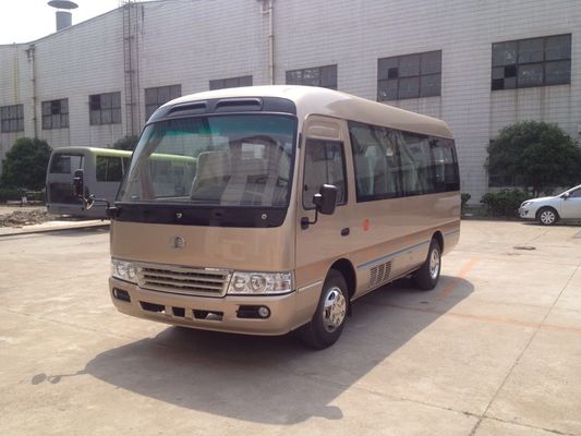 Çin Luxury 19 Seater Minibus / Diesel 6m  Length Coaster Bus 4.3T Rear Axle , 15-24 Seats Tedarikçi
