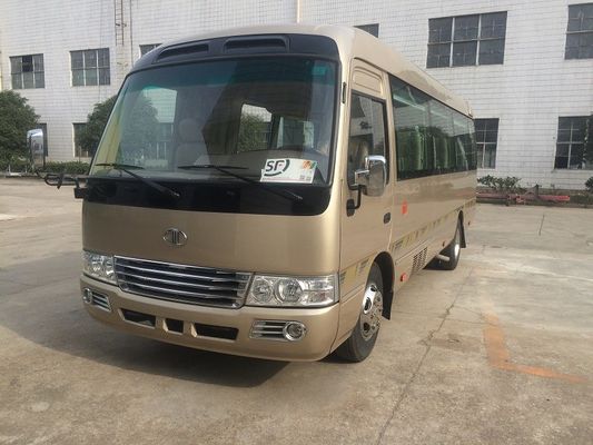 Çin Luxury Coaster Mini Bus / Diesel Coaster Vehicle Auto With ISUZU Engine JAC Chassis Tedarikçi