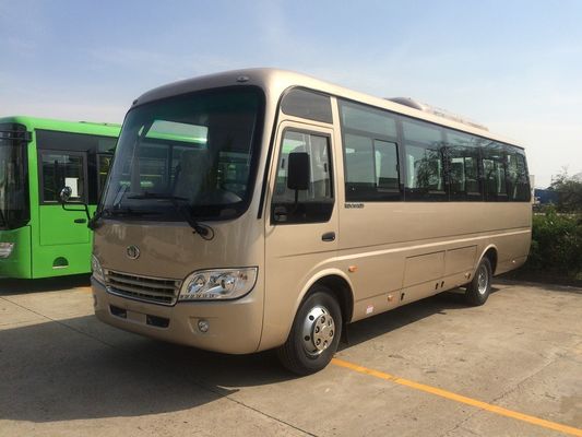 Çin Diesel Right Hand Drive Star Minibus 2x1 Seat Arrangement Coaster Mini City Bus Tedarikçi