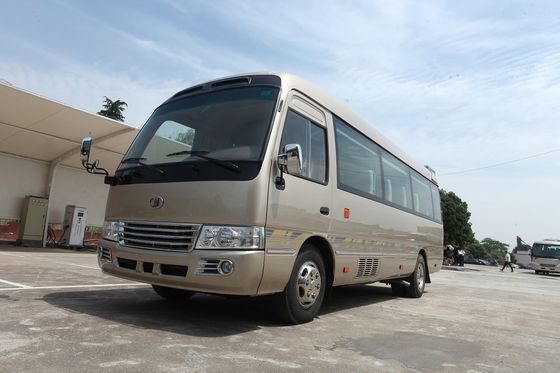 Çin Mitsubishi Model 19 Passenger Bus Sightseeing / Transportation with Free Parts Tedarikçi