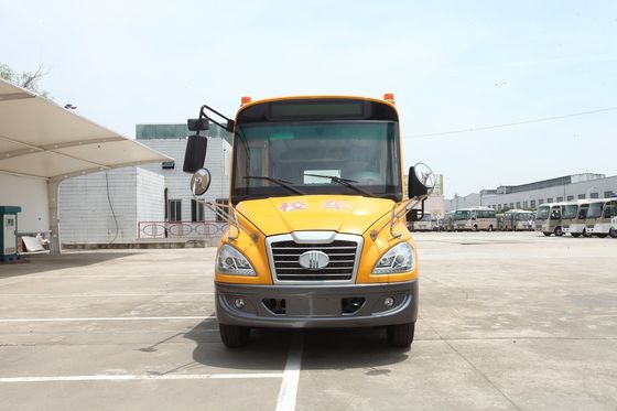 Çin Yellow Seat Arrangement School Minibus / Diesel Minibus Long Distance Transport Tedarikçi