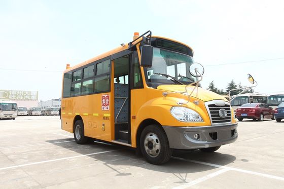 Çin RHD School Star Minibus One Decker City Sightseeing Bus With Manual Transmission Tedarikçi