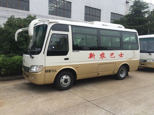 Çin Plateau Terrain 19 Seats Diesel Minibus Star Type Cummins Engine Manual Gearbox Tedarikçi